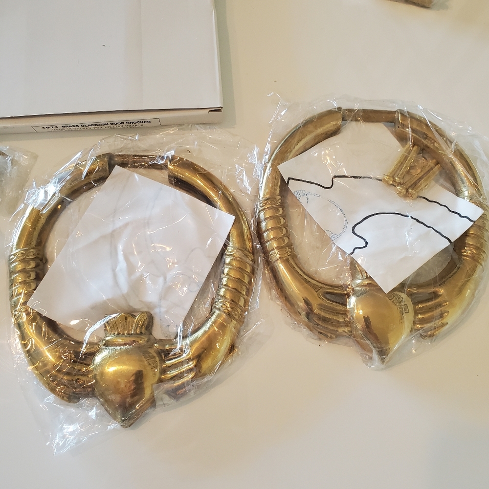 Brass Claddagh Door Knockers